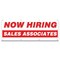 Signmission Now Hiring Sales Associates Banner Apply Inside Accepting Application Single Sided B-96-30299 - alternate 1